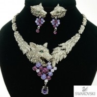 Collier & Oorbellen Wolf