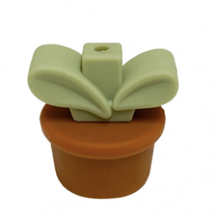 Kraal Siliconen Bloempotje