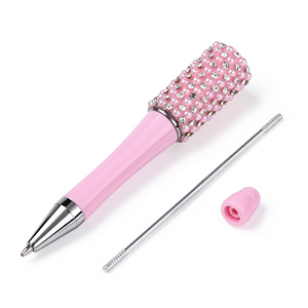 Kralen-pen Glitter Roze
