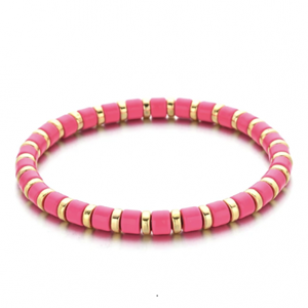 Armband Boho Hot Pink