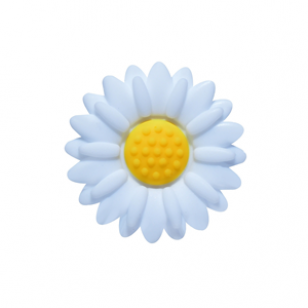 Kraal Daisy Siliconen 22mm Wit