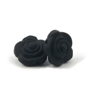 Kraal Siliconen Roos Zwart
