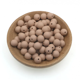 Kraal Siliconen 15mm Mahonie