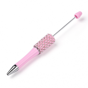 Kralen-pen Glitter Roze