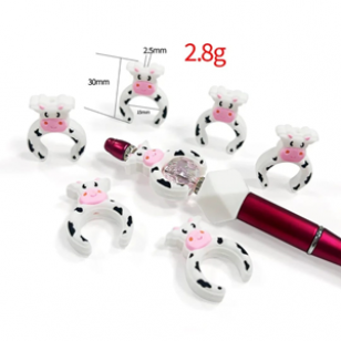 Kraal Siliconen Koe 30x25mm