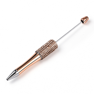 Kralen-pen Rhinestone Rose