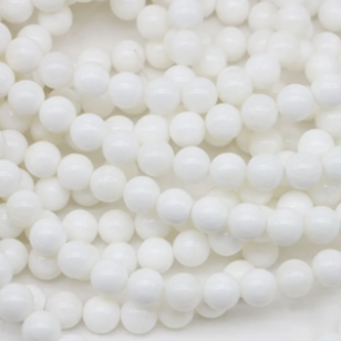 Kralen Wit Jade 6mm 60x