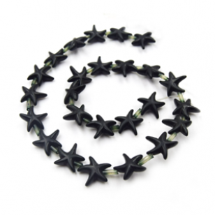 Kralen Howliet Zeester  Zwart