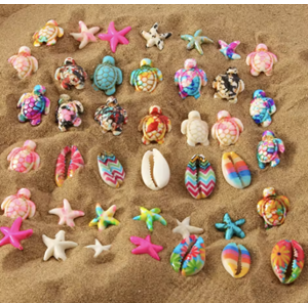Kralen Howliet Zeedieren 28x