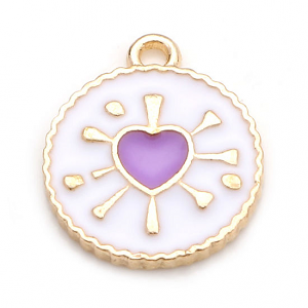 Bedel Hart 18x15mm Paars