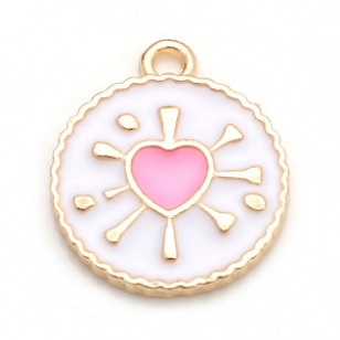 Bedel Hart 18x15mm Roze