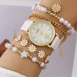 Horloge & Armbanden set