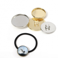 Cabochon Goud 20mm Knijp