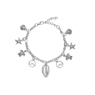 Enkelband met Bedels Strand