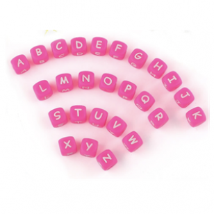 Kraal 12mm Hotpink Letter