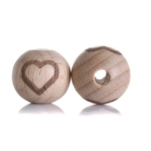 Houten Kraal met Hart 16mm