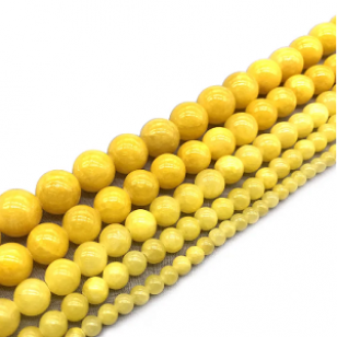 Kralen Jade Geel 6mm