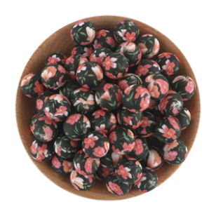 Kraal Silicone 15mm Bloem R