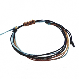 Polyester Koord Blauw 1mm