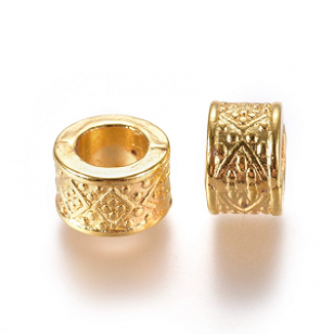 Kraal Goud 8x5mm Alloy