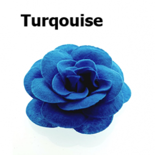 Vilten Bloem Roos Rood 8.5cm