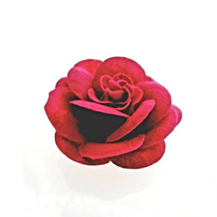 Vilten Bloem Roos Rood 8.5cm