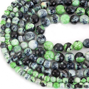 Kralen Firestone Agate 6mm Facet