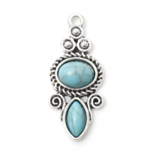 Bedel Turqouise 29x12mm