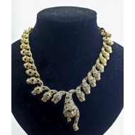 Collier & Oorbellen Tijger Swarovski
