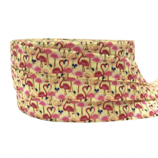 Lint Elastisch 15mm Flamingo #4