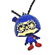 Ketting Bril Meisje Swarovski Blauw