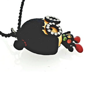 Ketting Bril Meisje Zwart Ketting Bril Meisje Zwart