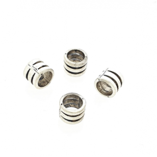 Kraal Zilver 10x8x7mm