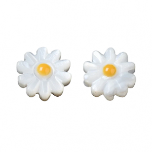 Kraal Schelp  Daisy 10mm