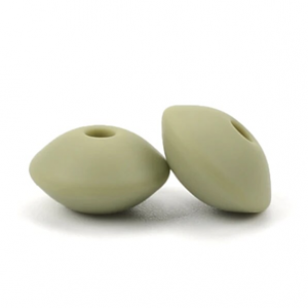 Kraal Siliconen 12mm Olijf