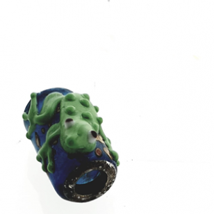 Kraal Lampwork Kikker Groen