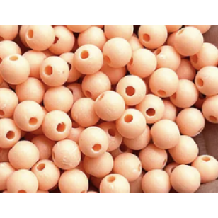 Kralen Acryl Mat Peach 6mm-100x