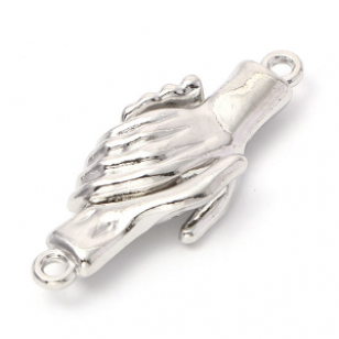 Sluiting Magneet Zilver Handen