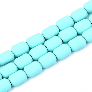 Kralen Hematiet Painted 6x4mm