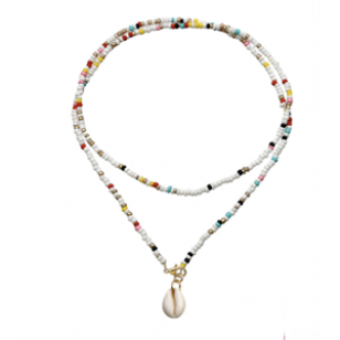 Ketting Rocailles Schelp 