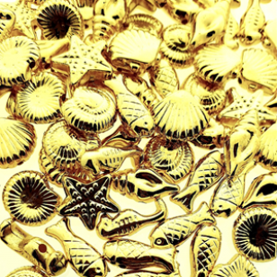 Kralen Acryl CCB Ocean 50x