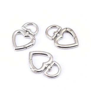 Sleutelhanger Hart Zilver 