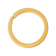 Sleutelhanger Ring Goud 25mm