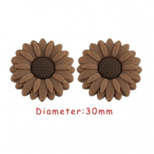 Kraal Daisy Silicone Latte 30mm
