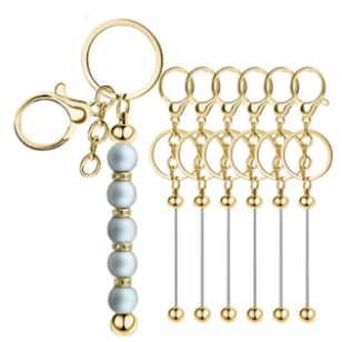 Rijgbare Sleutelhanger  Goud