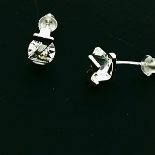 Oorbellen Echt Zilver Letter