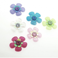 Paches Bloem Parelmoer 25mm