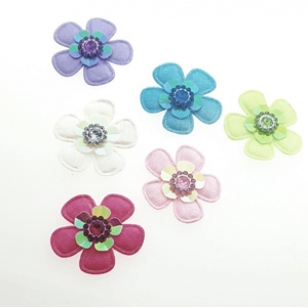 Paches Bloem Parelmoer 25mm