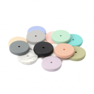 Schijfje Plat Siliconen 25mm