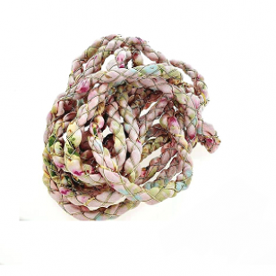 Koord Satijn Roze gewikkeld goud